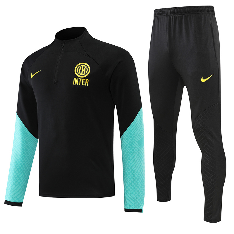 AAA Quality Inter Milan 22/23 Tracksuit - Black/Green